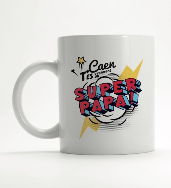 MUG - Super papa - Les Caencaens