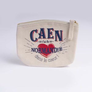 PORTE MONNAIE Caen t'as la normandie dans le coeur