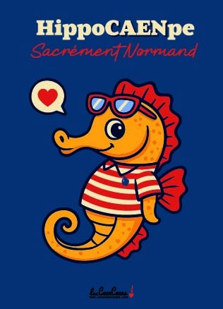 CARTE POSTALE hippoCAENpe sacrément normand – Image 3