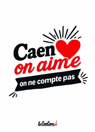 CARTE POSTALE Caen on aime on ne compte pas – Image 2