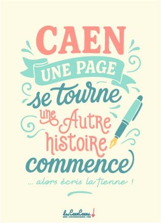 CARTE POSTALE Caen une page se tourne – Image 2