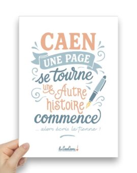 AFFICHE A4 - Caen une page