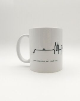 MUG Caen mon coeur bat pour toi