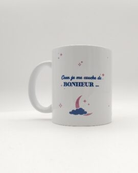 MUG Caen je me couche de bonheur