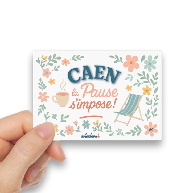 CARTE POSTALE Caen la pause s'impose – Image 3