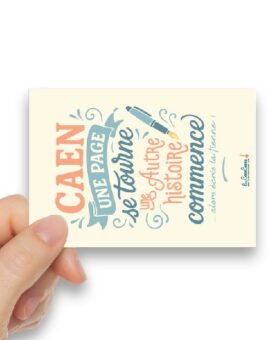 CARTE POSTALE Caen une page se tourne