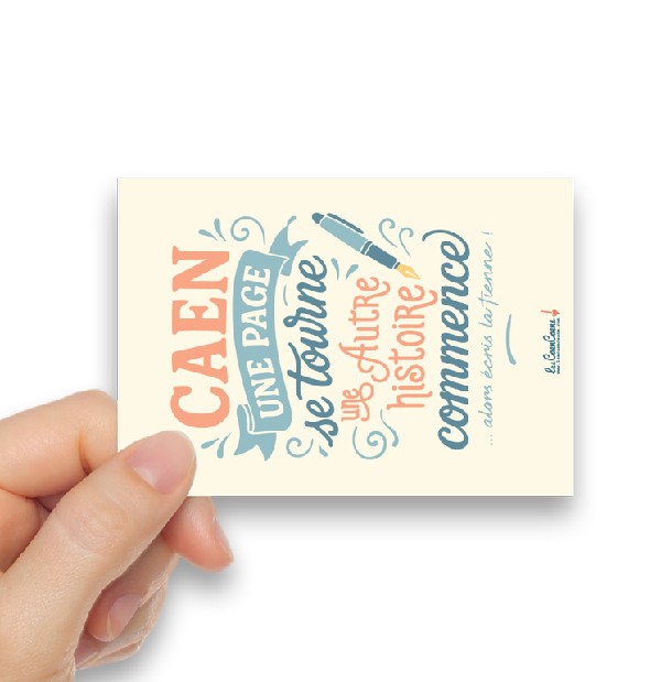 CARTE POSTALE Caen une page se tourne