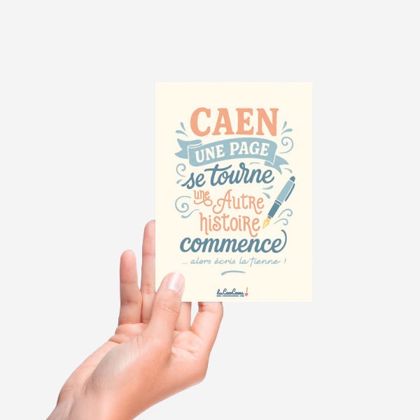 CARTE POSTALE Caen une page se tourne – Image 5